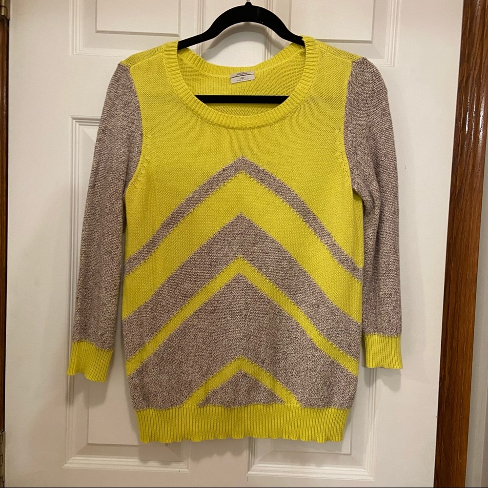 Madewell Wallace chevron sweater